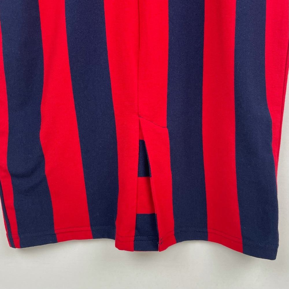 REPHYLLIS Sheath Dress Red Navy Small - Picture 5 of 5